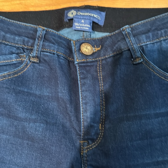 Democracy Absolution Dark Indigo Itty Bitty Boot Cut Jeans - Size 4 - NWOT - Picture 5 of 7